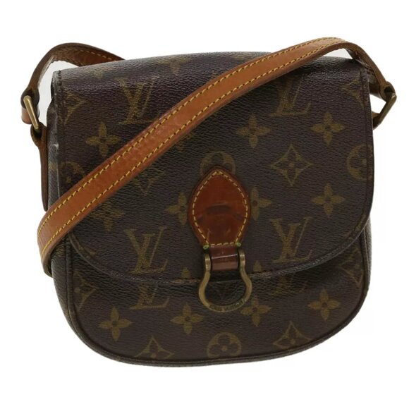 LOUIS VUITTON Monogram Saint Cloud PM Shoulder Bag M51244 LV Auth ar8701 - Picture 1 of 16